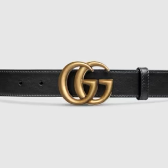 Gucci GG MARMONT LEATHER BELT WITH BUCKLE Women’s 85/34 - Picture 13 of 13
